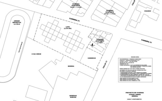 Venta de lote en Ciudad Jardín de La Ceja-Antioquia